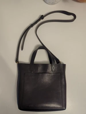 Madewell The Small Transport Cross Body Bag Black Leather - Image 1 of 4