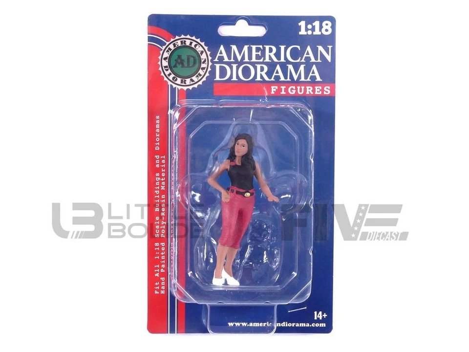 AMERICAN DIORAMA 1/18 - FIGURINES PIN-UP GIRL - CARROLL 76343 - Photo 1/1