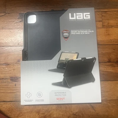 UAG Scout Rugged back cover for Apple iPad Pro 12.9" Smart Keyboard Folio Black - Image 1 of 3