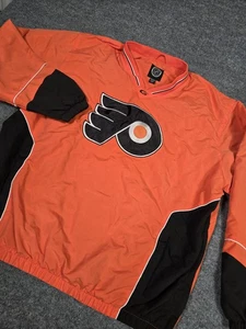 Vintage Philadelphia Flyers XXL Starter Pullover Windbreaker Jacket NHL - Picture 1 of 8