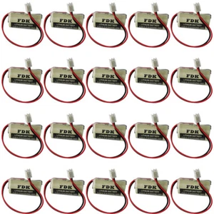 20 Pcs Battery FDK CR17335SE 3V 1800mah 2/3A Epson R13B060003 with Plug - Picture 1 of 4