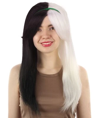 Neon Sky Blue Straight Wig for Cosplay Monster High Ghoulia Yelps Party HW-1875 - Image 1 of 4