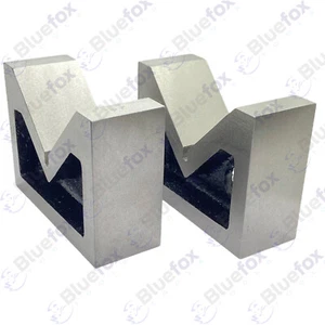 "Par de prismas de hierro fundido, cada uno 3" x 1-1/4" x 2-1/4" Bluefox - Imagen 1 de 4