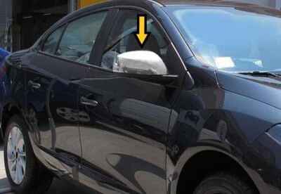 Хромированная отделка рамы зеркала для Renault Fluence 2009-2016 2 шт. S. сталь - Изображение 1 из 2