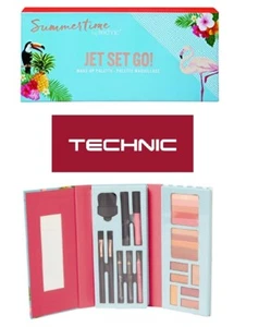 Kit de maquillaje Technic paleta verano ""Jet Set Go"" 16 piezas libro - idea de regalo - Imagen 1 de 3