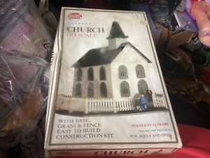 HO Scale - CHURCH -Building KIT** by Model Power - NIB- #MDP-613 - Picture 1 of 1