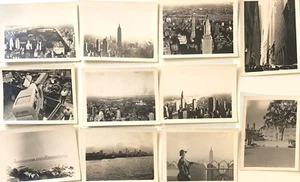 Twenty One 1935 New York Photos (Annotations to Back) 5x4cm (B) - Picture 1 of 4