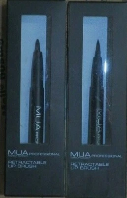 MUA MAKE UP ACADEMY 2 pack Mua Professional Makeup Academy --Lip Brush-- New in Box