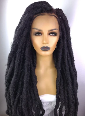 JUMBO LOCS, DREAD LOCS, BAE LOCS, LARGE FAUX LOCS, RIHANNA LOCS, FULL LACE WIG - Image 1 of 4