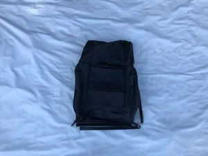 NEU NOS Vordersitzbezug +Tasche Rückenlehne Leder schwarz Original Opel Vectra B - Picture 1 of 8