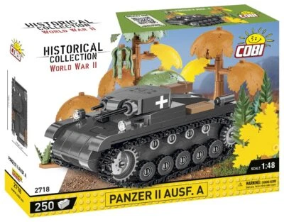 COBI WWII Panzer II Ausf. A German Tank 1:48 Toy Building Block Model Set # 2718 - Image 1 of 4
