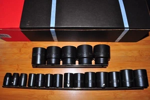 Stanley Proto J74106 19 Piece 6 Point 1/2" Drive Impact Socket Set 3/8"to1-1/2"  - Picture 1 of 4