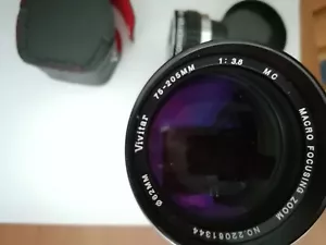 Vivitar Olympus 75-205mm Zoom f3.8 Macro with OM Lens Doubler = 410mm, Sparkling - Picture 1 of 4