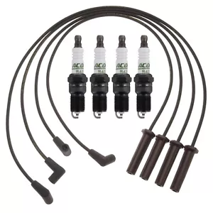 GM OE Ignition Wire Set & 4 ACDelco Spark Plugs Kit For Sonoma S10 RWD 2.2 L4 - Picture 1 of 1