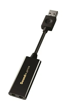 Creative SB-PLAY3 Sound Blaster 24bit/96kHz compatible USB audio Hi Resolute NEW - Image 1 of 3