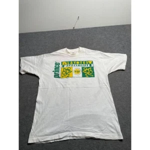 T-shirt sportiva tennis specialista Prince Play Test vintage anni 90 abbigliamento sportivo taglia L - Foto 1 di 9