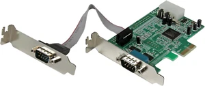 .Com 2 Port Low Profile Native RS232 PCI Express Serial Card with 16550 - Afbeelding 1 van 5
