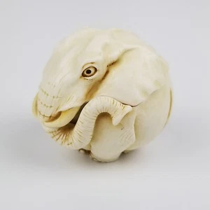 Harmony Kingdom Elephant Roly Polys Figurine, Adam Binder LOUIS 1.5" x 1.75" - Picture 1 of 14