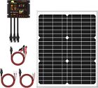 20 Watts Mono Crystalline 12V Solar Panel Kits - Waterproof 20W Solar Panel +...