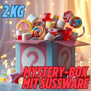 Süßigkeiten Mystery Paket Box XL - Süßwaren Mix – 2 KG - super leckere Auswahl - Bild 1 von 3