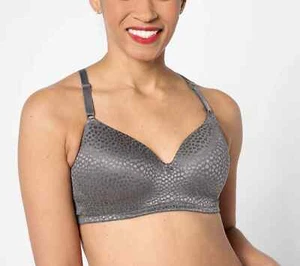 Sujetador Camiseta Breezies Diamond Shimmer Sin Alambres Grafito Talla 42B A630702 - Imagen 1 de 2