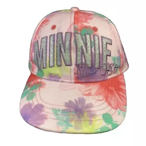 Minnie Mouse Mütze Mädchen Glitzer Rosa Batik Ball Jugend Kappe Disney Tropical - Bild 1 von 6