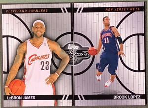 LeBron James Brook Lopez 2008-09 Topps Co Signers Changing Faces Rookie /899