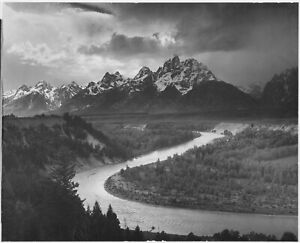 Ansel Adams - The Tetons, Snake River Wyoming (1941) - 17" x 22" Fine Art Print