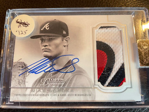 2020 Topps Dynasty Mike Soroka Auto 2/5 Atlanta Braves