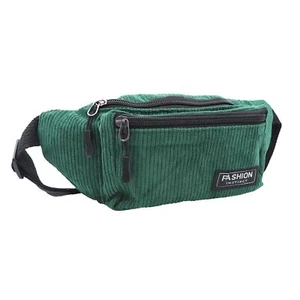 Corduroy Fanny Pack for Women Waist Bag Travel Crossbody Belt Bags Small Bum ... - Picture 1 of 7