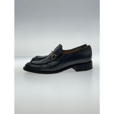 GUCCI Women's Loafers Horsebit Leather Black EU37.5/US7.5 06580c