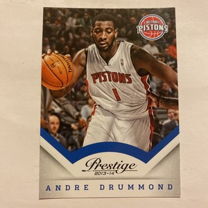 2013-14 Panini Prestige Andre Drummond No. 114 Detroit Pistons
