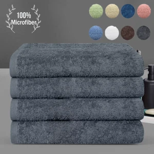 Bath Towels Microfiber, Fluffy Towel,Instant Absorption, Quick Drying,Soft Touch - Picture 1 of 32