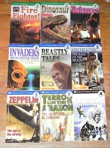 LOT of 9 DK Children Reader Books LEVEL 2 - 4 DINOS Twisters Space Nonfiction - Picture 1 of 3