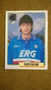 1995 Merlin's Cards Collection - Sampdoria - Fausto Salsano Football Figure - Picture 1 of 2