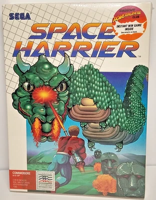 RARE New Sealed Sega Space Harrier Game For Commodore 64, 64c, 128, 128D, SX64 - Image 1 of 4