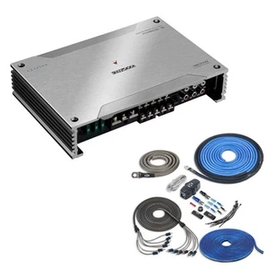 Kenwood eXcelon XM802-5 800W RMS 5-Channel Marine Amplifier w/ Amp Kit - Picture 1 of 23