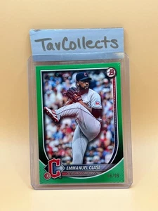 2025 Bowman - Emmanuel Clase #15 Green /99 - Picture 1 of 2