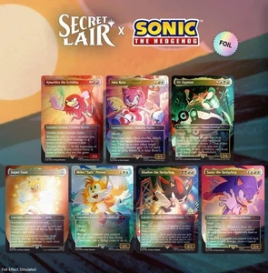 🦔 FOIL MTG: Secret Lair x Sonic: Friends & Foes 🦔 - Bild 1 von 8