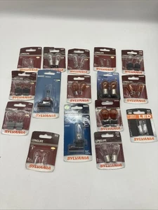 SYLVANIA Bulb Lot 912 1157 H11 9005 Silver Star 7440 168 3156 3157 7442na 744na - Picture 1 of 5