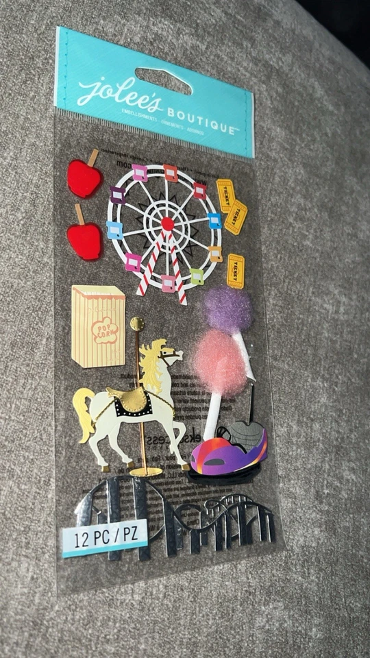 Jolee's Boutique Carnival 3d Dimensional Stickers Cute