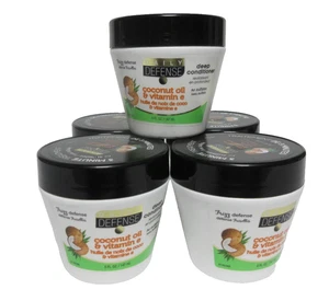 DAILY DEFENSE 5 OZ Lote de 5 ACONDICIONADORES CAPILARES PROFUNDOS FRIZZ Aceite de coco y vitamina E - Imagen 1 de 7