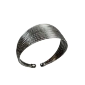 Puño de pelo de elefante puka - Pulsera negra - Imagen 1 de 1