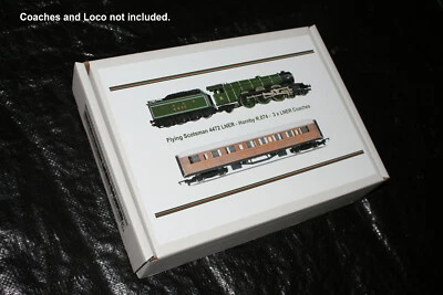 Aufbewahrungsbox für Hornby Flying Scotsman R074 + 3 LNER Teak Reisebusse säurefreie Buchten