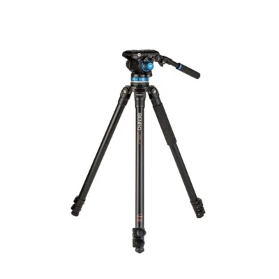 Benro A373F Aluminum Single-Tube Tripod with S6Pro Fluid Video Head #A373FBS6PRO - Image 1 of 4