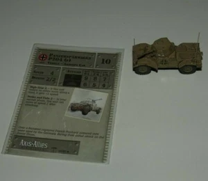 Axis and Allies Minis German Panzerspahwagen p204(f) v2 Armored Car Custom FoW - Bild 1 von 7