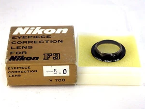 NIKON -5.0 Eyepiece Correction Lens for F3 22mm Attachment in BOX CAMERA Japan! - Picture 1 of 12