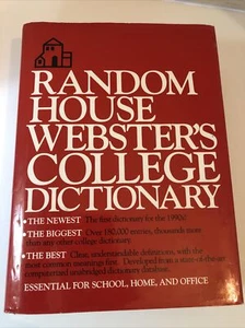 ﻿Random House Webster’s College Dictionary HARDCOVER - Imagen 1 de 2
