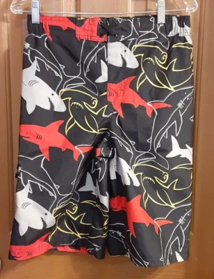 Pantalones Cortos OP Board Tiburones Cordón Cintura Bolsillo Niños Talla XXL-18 Foto 1 de 4