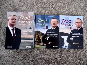 The Doc Martin DVD TV Series 1-6; 13 discs; British humor with medical mystery - Picture 1 of 4